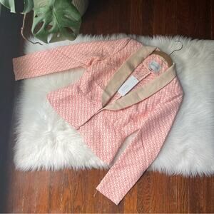 Lucy Paris Pink & Cream Blazer Size Medium